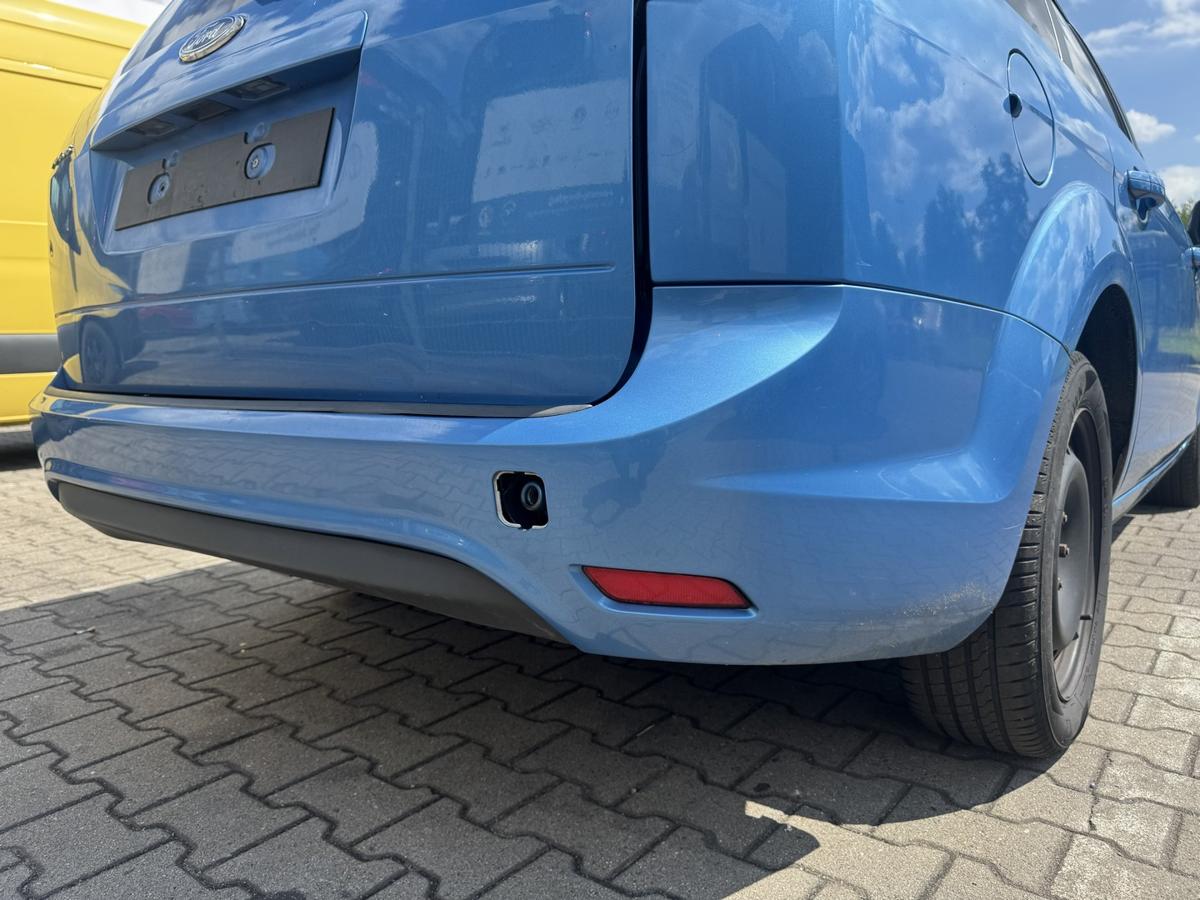 Ford Focus 2 DA3 original Stossf&auml;nger Sto&szlig;stange hinten Turnier Kombi Vision Blau Facelift Bj.2008